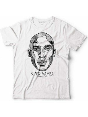 Kendim Seçtim Kobe Braynt Black Mamba Nba Basketball Çocuk Tişört Beyaz