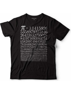 Kendim Seçtim Pi Sayısı Günü 3,14 Çocuk Tişört Siyah