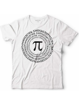 Kendim Seçtim Pi Sayısı Günü 3,14 Çocuk Tişört Beyaz