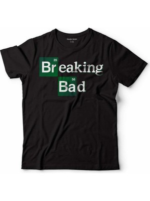 Kendim Seçtim Breakıng Bad Heısenberg Periyodik Tablo Çocuk Tişört Siyah