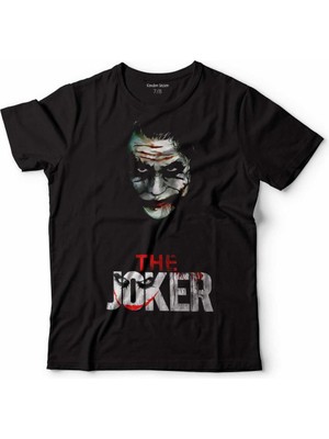 Kendim Seçtim Batman Joker Dark Knıght Kara Şovalye  Çocuk Tişört Siyah