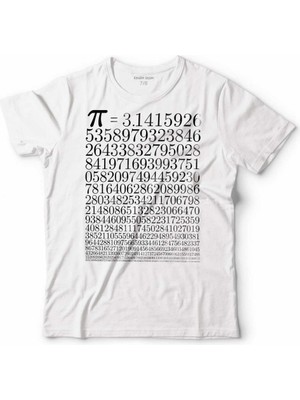 Kendim Seçtim Pi Sayısı Günü 3,14 Çocuk Tişört Beyaz