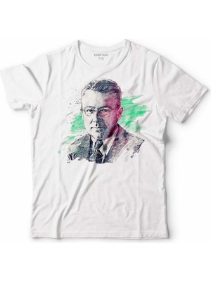 Kendim Seçtim Sabahattin Ali Sebahattin Türk Edebiyatı Çocuk Tişört Beyaz