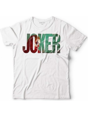 Kendim Seçtim Batman Joker Dark Knıght Çocuk Tişört Beyaz