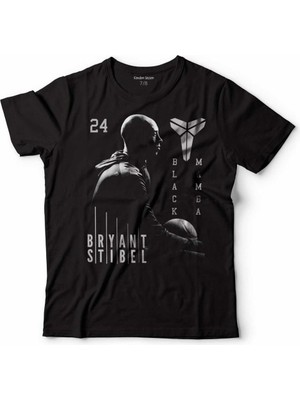 Kendim Seçtim Kobe Braynt Black Mamba Nba Basketball Çocuk Tişört Siyah