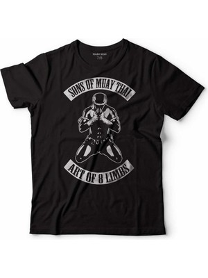 Kendim Seçtim Sons Of Muay Thaı Yoga Muaythaı Çocuk Tişört Siyah