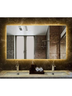 Dnr-Mirror70 x 110 cm Günışığı Ledli Dikdörtgen Banyo Aynası Tuvalet Aynası