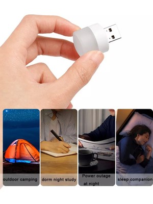 Teknomila LED Gece Işık Mini USB LED Işık Dasıton Fiş USB LED