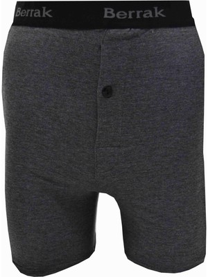 Berrak 1059 Erkek Likralı Düğmeli Boxer