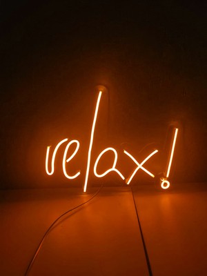 Dekoraven Relax Neon LED Tabela Dekoratif Aydınlatma