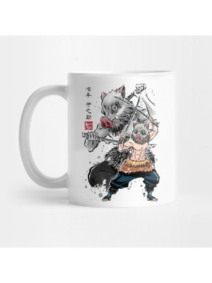 Pixxa Demon Slayer Inosuke Sumi-E Kupa Bardak