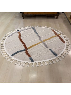 Eko Halı Terazzo Trz 03MULTYYUVARLAK HALI 120 x 120 cm