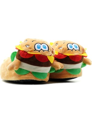 Twigy Burger Unisex Hayvanli Panduf (36-43)  22K T-Burger U