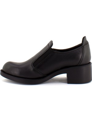 Mammamia D22KA-10C Kadın Deri Günlük Ayakkabı Siyah