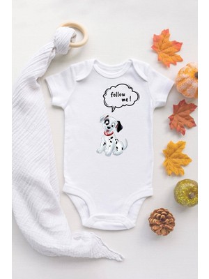 Tuğba Baby Tuğba Baby Dalmaçyalı  Baskılı Pamuklu Ekru