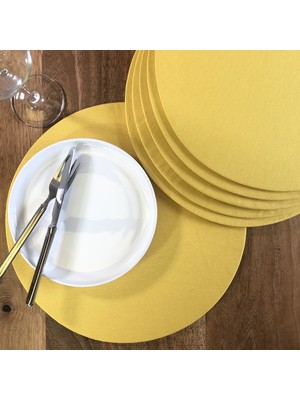 Desenİzmir Amerikan Servis Supla Sarı Renk (6 Adet)