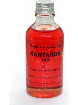 Cemile'nin Sabunları Sarı Kantaron Yağı 50ML