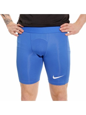 Nike Strike  - Erkek Mavi Kısa Pro Spor Tayt - DH8128-463
