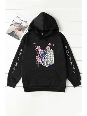 Trendypassion Unisex Flowers Baskılı Sweatshirt