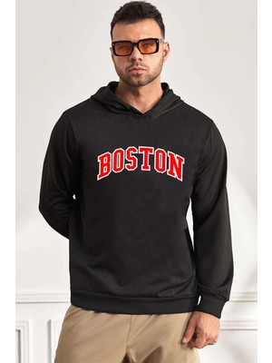 Trendypassion Unisex Boston Baskılı Sweatshirt