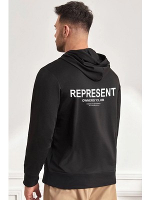 Trendypassion Unisex Represent Sırt Baskılı Sweatshirt