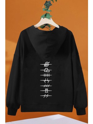 Trendypassion Unisex Ninja Akatsuki Sırt Baskılı Sweatshirt
