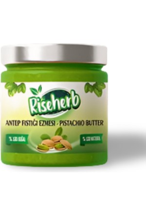 Riseherb Organik Antep Fıstığı Ezmesi 200Gr Pistachio Butter