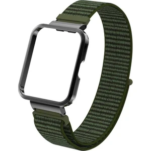 Nezih Case Xiaomi Mi Watch Lite 2 Uyumlu Spor Naylon Hasır Kordon ve Kasa Koruyucu
