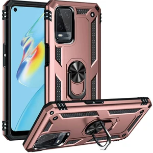 Kip GSM Oppo A54 4g Kılıf Vega Tank  Sert  Yüzüklü Standlı Zırh Koruma Kapak
