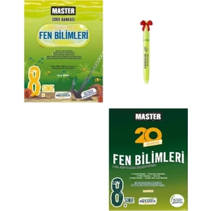 Okyanus Yayınları LGS 8. Sınıf Master Fen Soru Bankası ve Master Fen Deneme