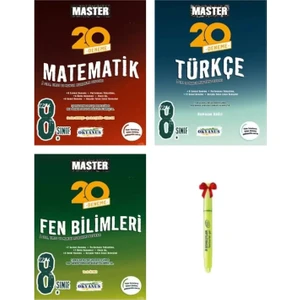 Okyanus Yayınları LGS 8. Sınıf Master Matematik Türkçe Fen Bilimleri Deneme