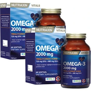 Omega-3 2000 Mg 60 Softgel 2'li Paket