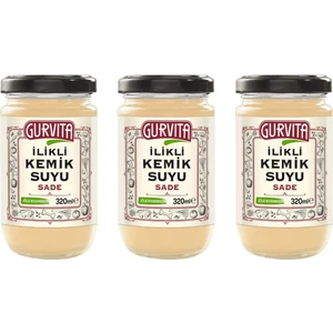 Ilikli Kemik Suyu Sade 320 ml 3'lü
