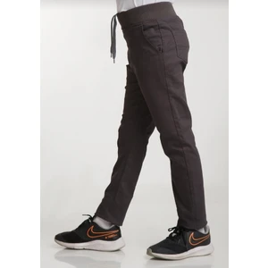 Çocuk Beli Ribanalı Tam Lastikli Kanvas Kumaş Okul Pantolon