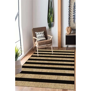Decomia Home Dijital Kaymaz Yıkanabilir Jüt Gör.siyah Salon Halısı Mutfak Halısı Koridor Halısı Halı-Yolluk