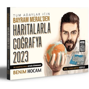 Benim Hocam Yayınları  2023 Tüm Adaylar İçin Haritalarla Coğrafya