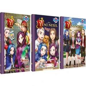 Disney Manga Yeni Nesil Özlü Kötüler Üçlemesi 3 Kitap Set - Jason Muell