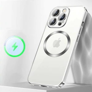 M.TK Moveteck Apple Iphone 13 Pro Kılıf Kamera Koruma Çıkıntılı Magnetik Magsafe Şarj Tutucu Case