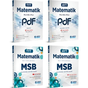 Eğitim Vadisi Yayınları TYT AYT 2023 Matematik PDF + MSB Seti 4 Kitap