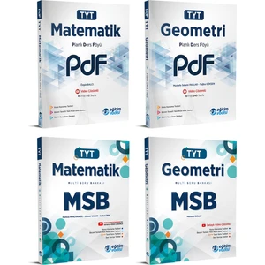 Eğitim Vadisi Yayınları TYT 2023 Matematik + Geometri PDF + MSB Seti 4 Kitap