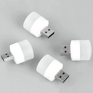 Mini USB Kamp ve Gece Lambası Yuvarlak LED Lamba