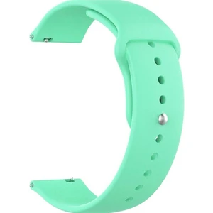 Galaxy Active 2 40 mm Için Markacase Silikon Kordon Marine Green