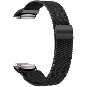 Samsung Gear Fit 2 R360-R365 Large Beden Manyetik Milanese Kordon Siyah