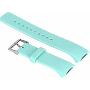 Samsung Gear S2 Sport (SM-R720) Uyumlu Adaptörlü Turkuaz Silikon Kordon