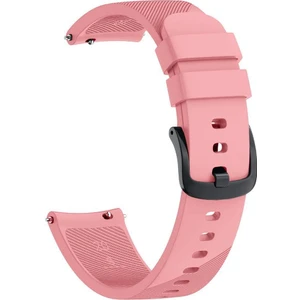Amazfit Bip Silikon Kordon (20MM) Açık Pembe