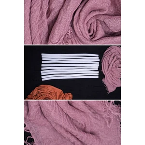 Hürrem Bone Beyaz Çift Katlı 10'lu Eşarp Süngeri Polyester 1010O_42