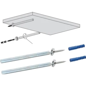Metal Gizli Raf Tutucu 1 Takım 10X100 (2 Adet)