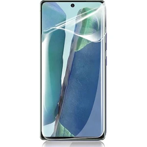 Kny Samsung Galaxy Note 20 Ultra Için Full Yapışan Tpu Süper Pet Ekran Koruyucu Siyah