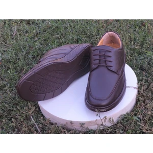 Deri Ortopedik Diabet Erkek Baba Yumuşak Ayakkabı