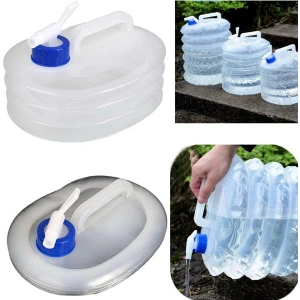 North Pacific Katlanabilir Musluklu Outdoor Kamp Su Bidonu 15 Litre